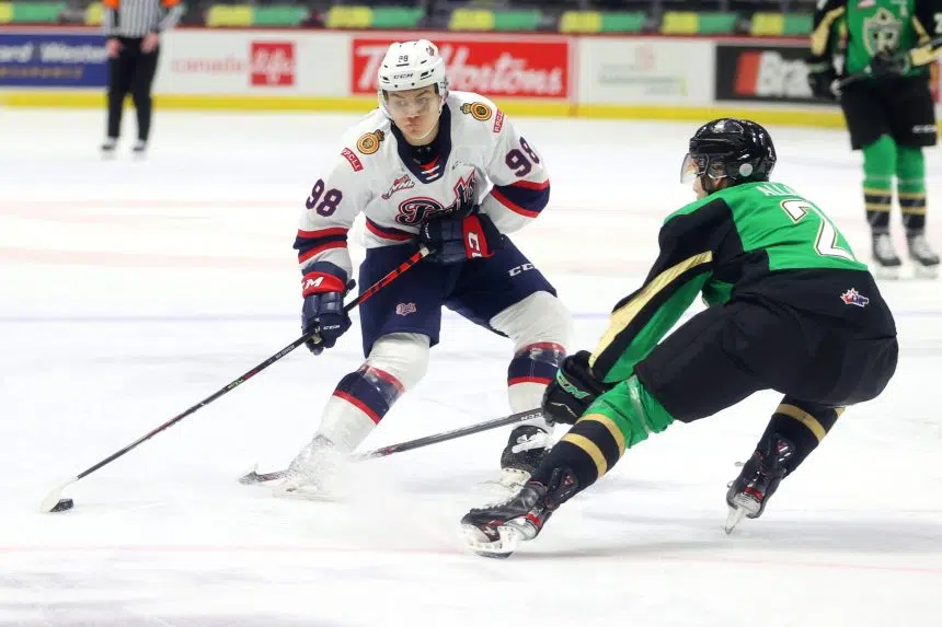 Bedard scores twice but Pats lose 6-3 to Raiders in WHL opener