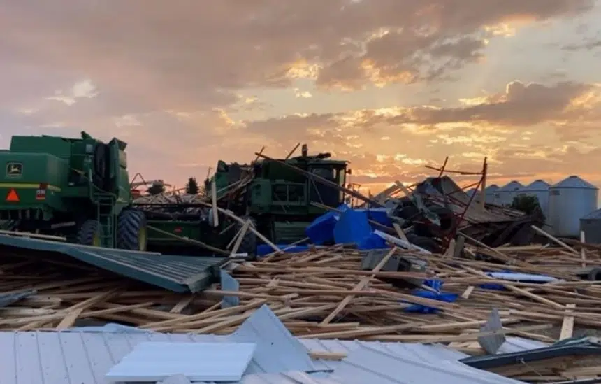 ‘Only The House Is Left:’ Devastating Tornado Destroys Farm | 650 CKOM