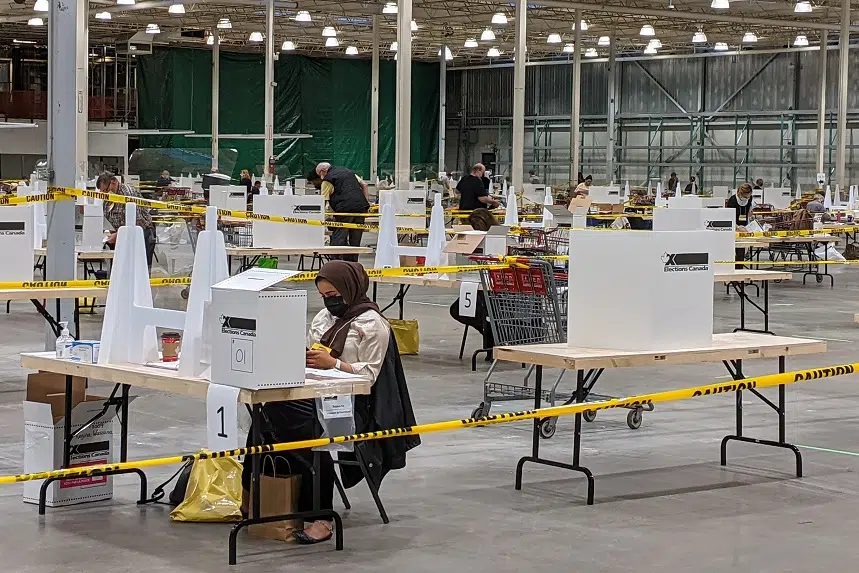 An inside look at the biggest polling station in Canadian history | 980 ...