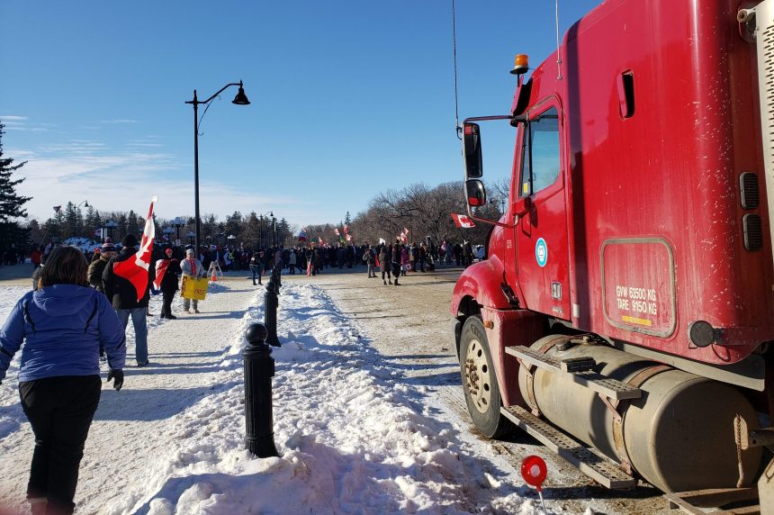 Convoy rolls into Regina in support of vaccine mandate protest in Ottawa - Vimarsana News