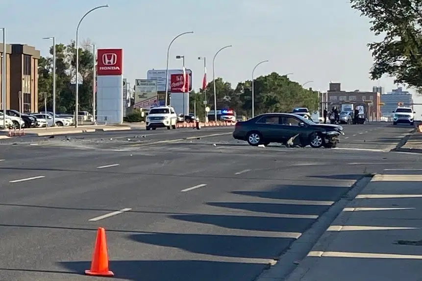 Crash closes Broad Street near cemetery 980 CJME