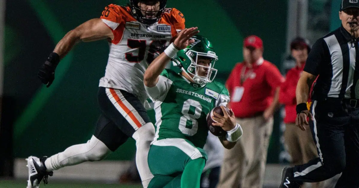 Mason Fine  August 5th Pre-Game - Saskatchewan Roughriders