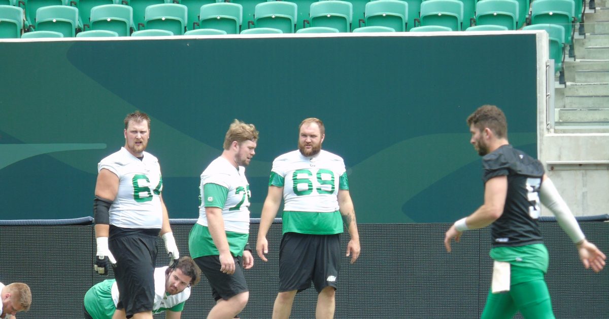 Next man up: Injuries force shuffling along Riders' O-line - Vimarsana News