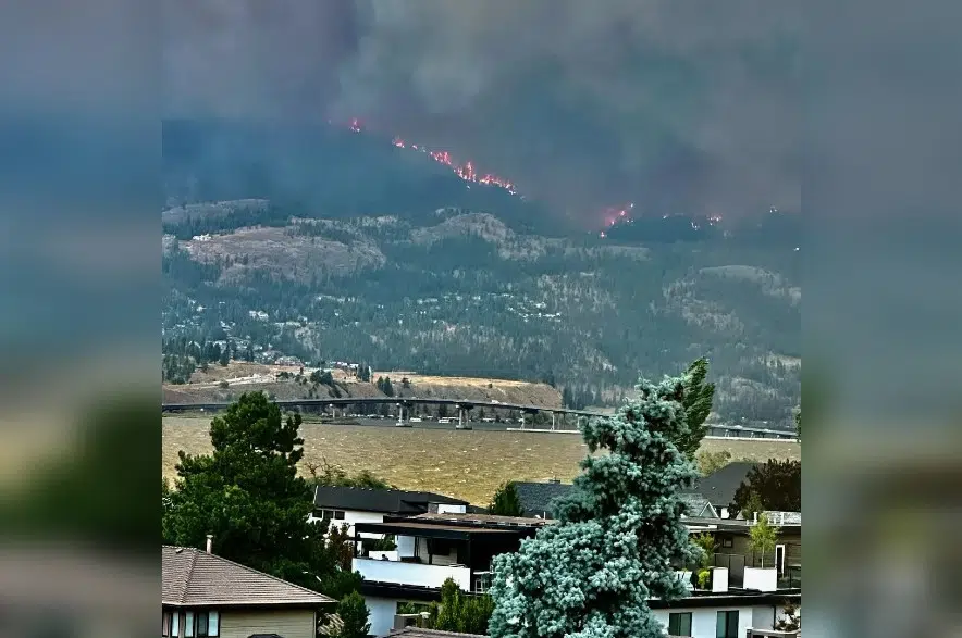 Former Saskatchewan resident describes wildfire situation in Kelowna ...