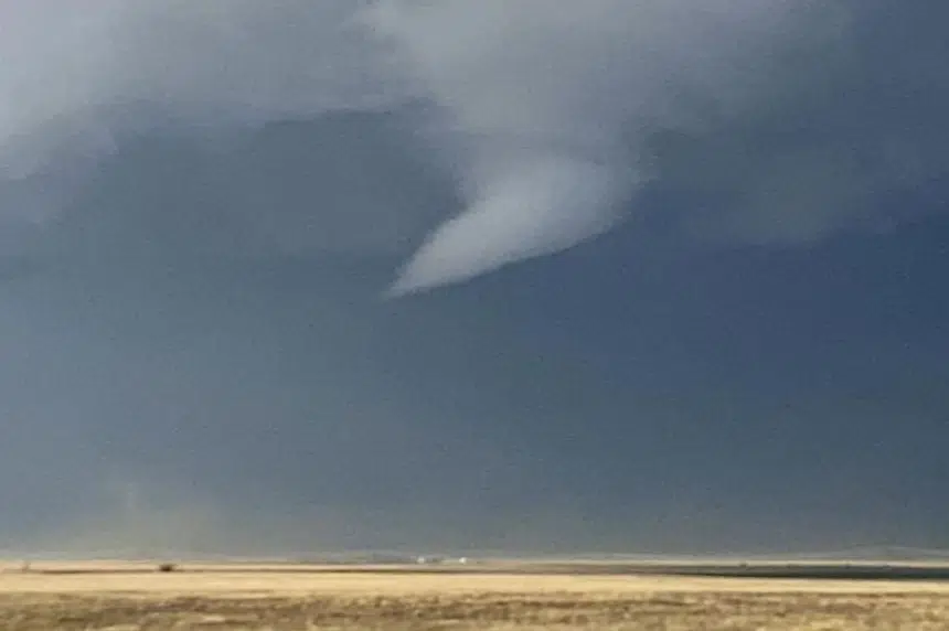 Powerful storm spawns tornado, large hail in south west Sask.