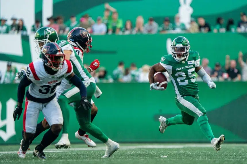 Strong third quarter powers Riders past Montreal