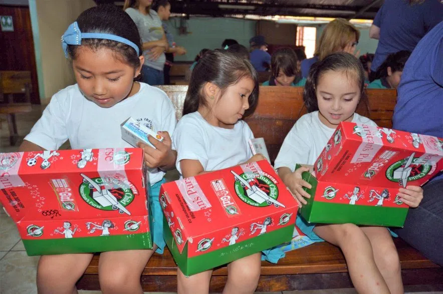 Sask. filled more than 19,000 shoeboxes with gifts for kids in need