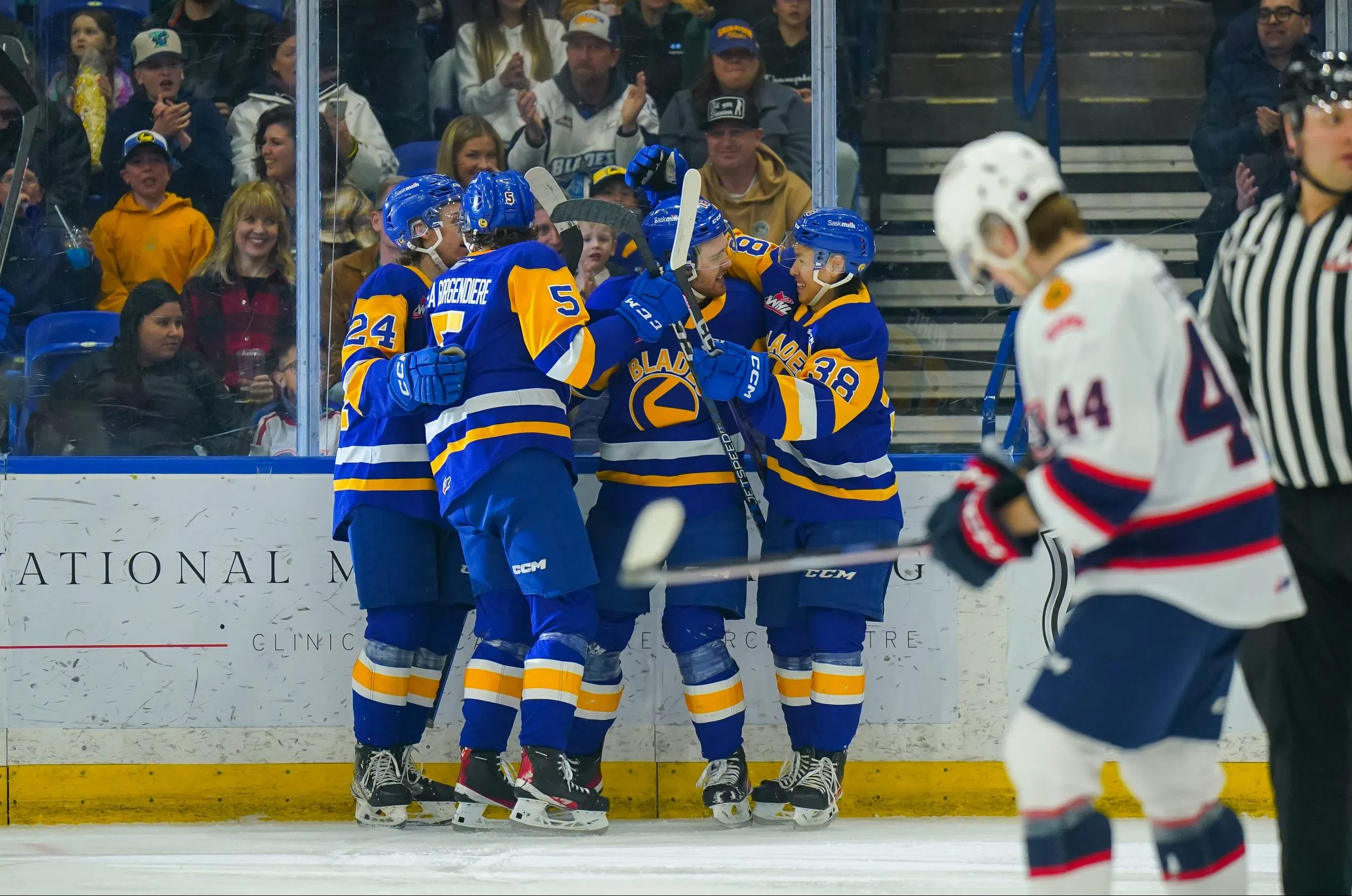 Blades put Pats on the brink of elimination with Game 5 victory