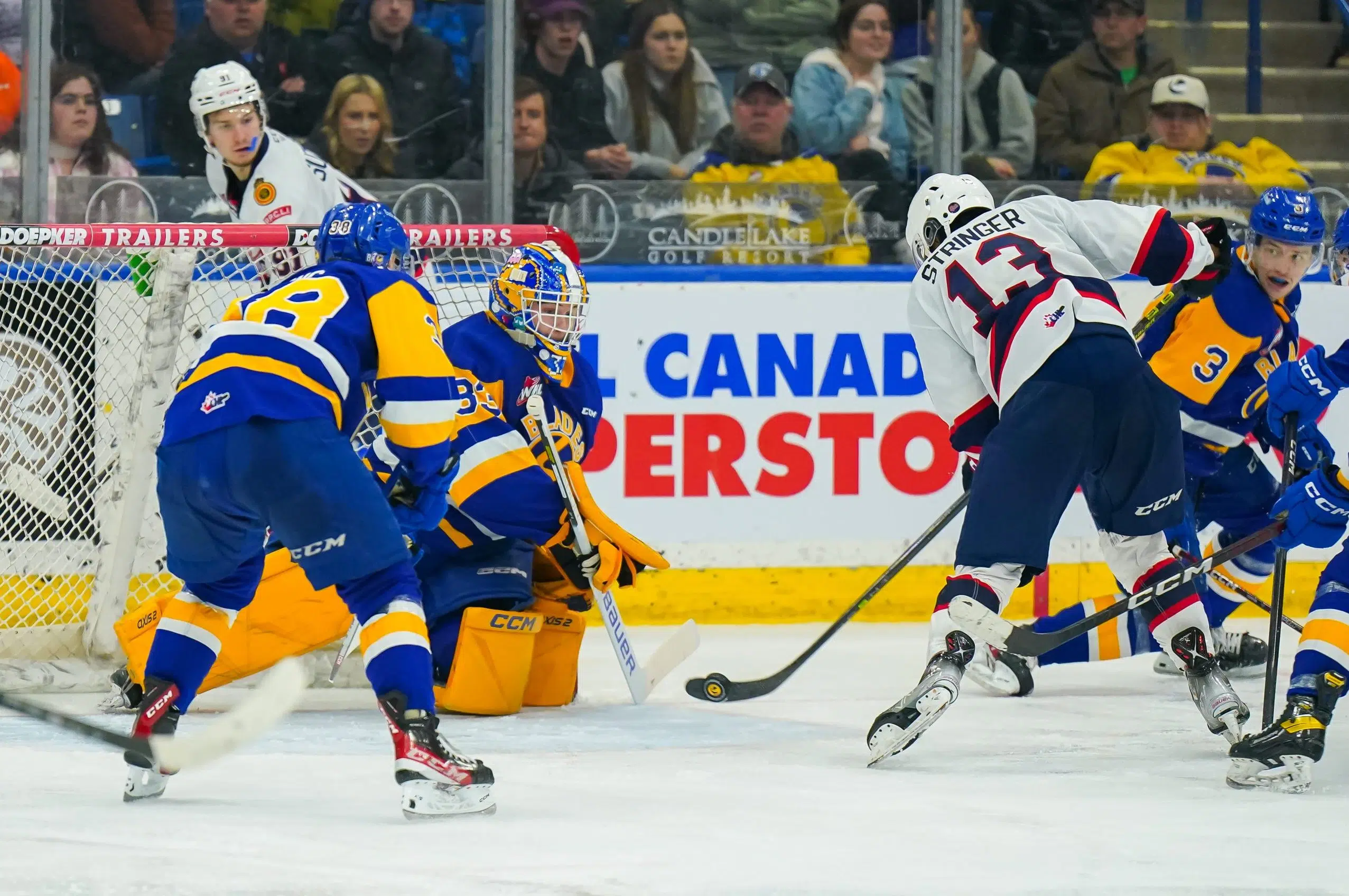 Pats take commanding first-round series lead versus Blades