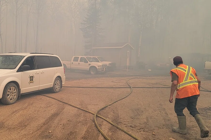Wildfire forces second evacuation order in as many days