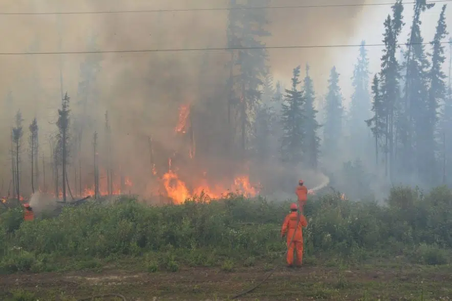 No growth in wildfire threatening La Loche