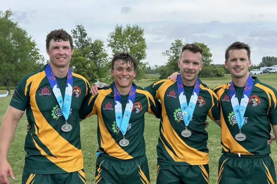 Team Sask. sports silver after rugby final at World Police & Fire Games