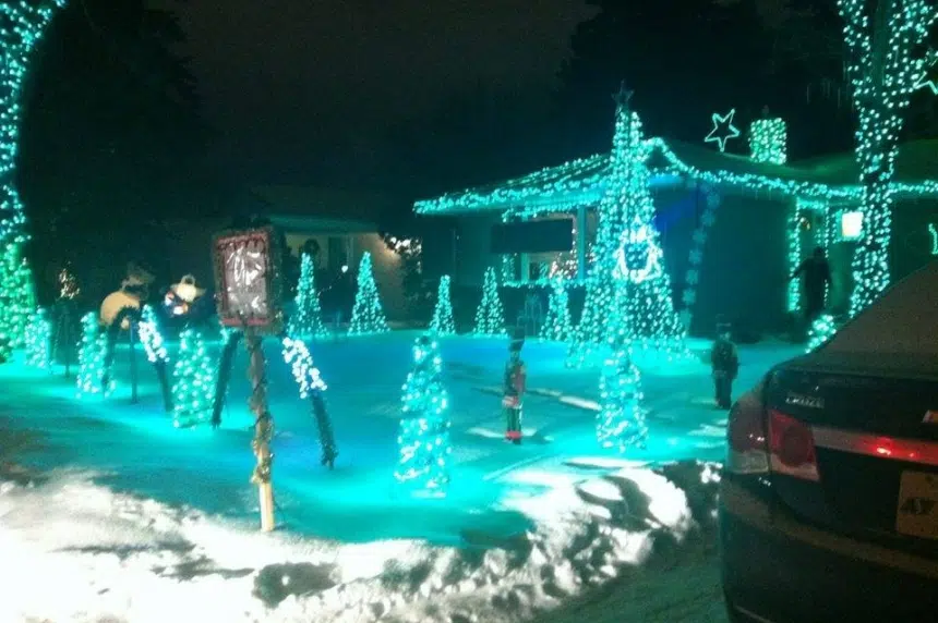 Biggest Christmas display in Saskatoon has 70,000 LED lights 650 CKOM