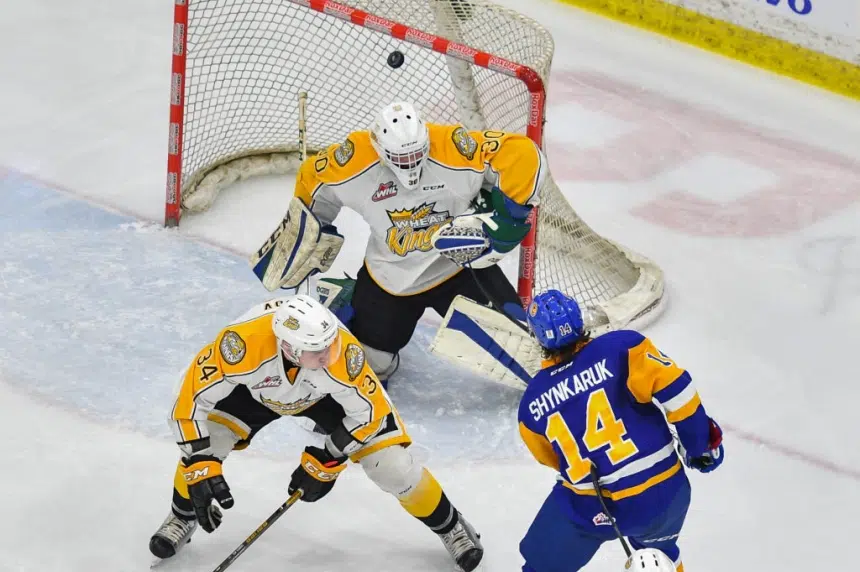 Shynkaruk leads Blades past Brandon, extend playoff hold 650 CKOM