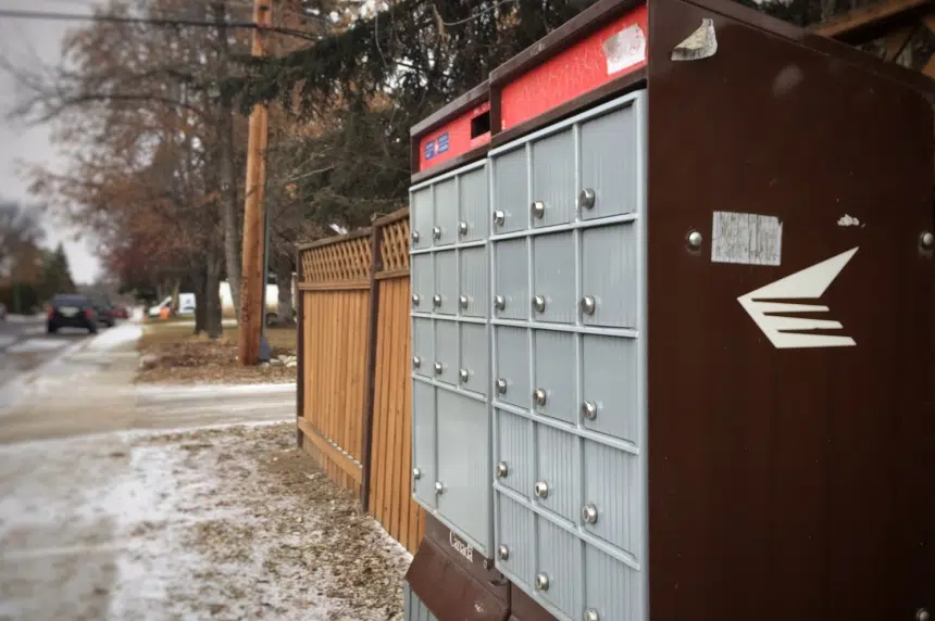 Canada Post continues delivery after thieves break into Saskatoon mailbox 650 CKOM