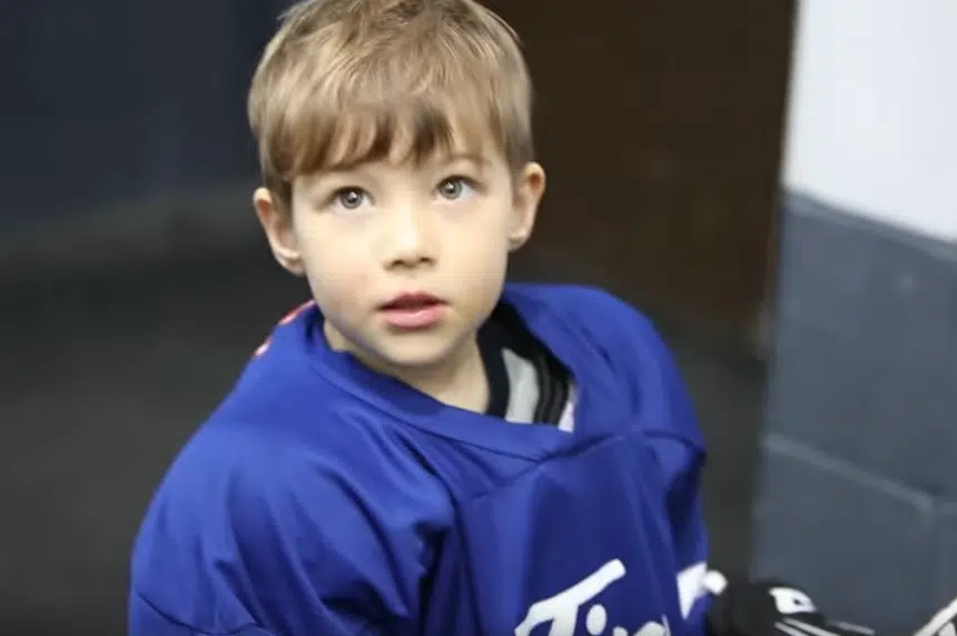Video of boy’s mic’d up hockey practice goes viral 650 CKOM