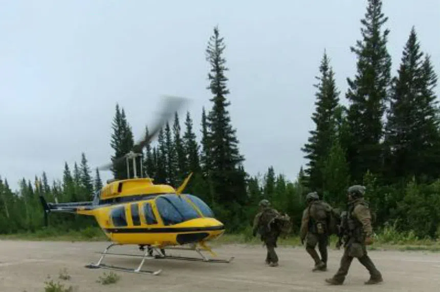 RCMP getting air support from military in hunt for homicide suspects