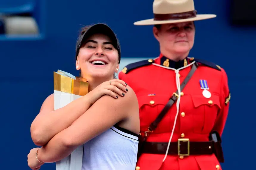 Canada’s Andreescu wins Rogers Cup after Williams retires due to injury