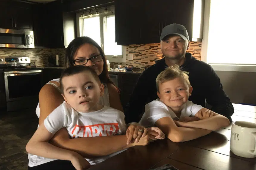 Saskatoon family being squeezed by treatment for son’s rare disease
