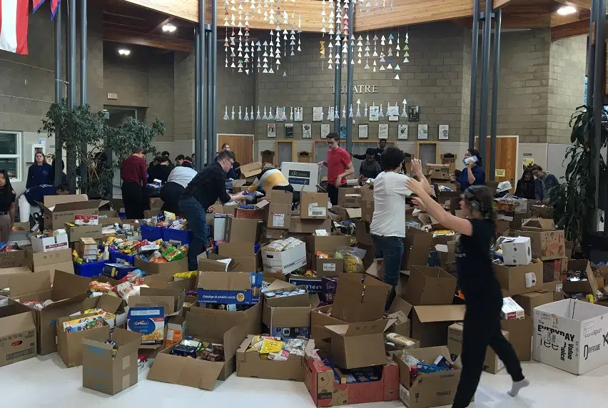 Saskatoon high school students collect donations for annual food drive ...