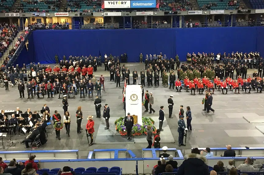 Thousands gather in Saskatoon for Canada’s largest Remembrance Day