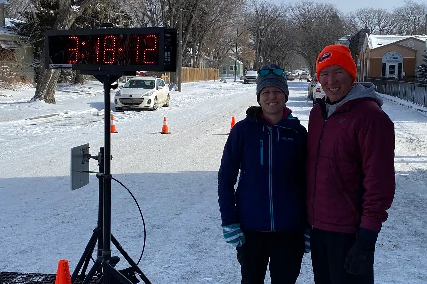 Saskatoon couple leave addictions in the past as they run toward a world record