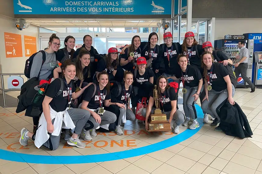 U of S Huskies return home after national championship win in Ottawa