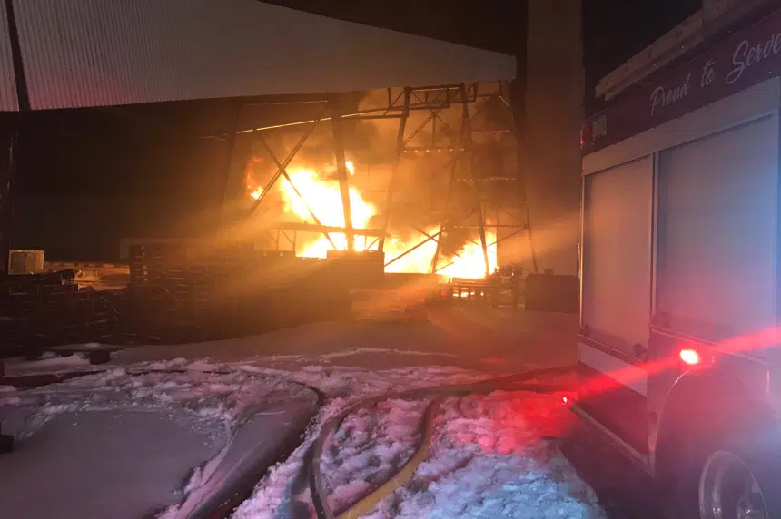 Saskatoon firefighters respond to fire at Vanscoy potash mine