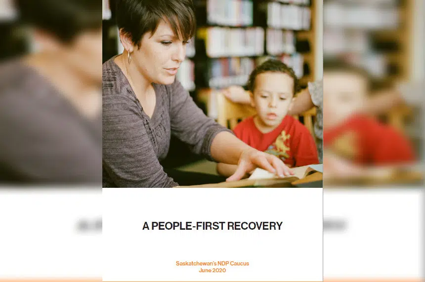 Sask. NDP releases a people-first COVID-19 recovery plan