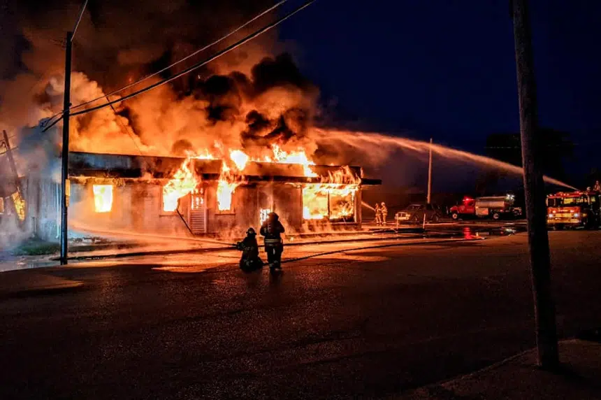 ‘It’s a huge loss:’ Davidson fire department battles marathon blaze at local auto shop
