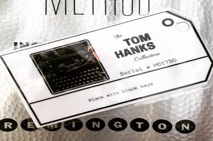 Saskatoon man receives typewriter from actor Tom Hanks’ collection