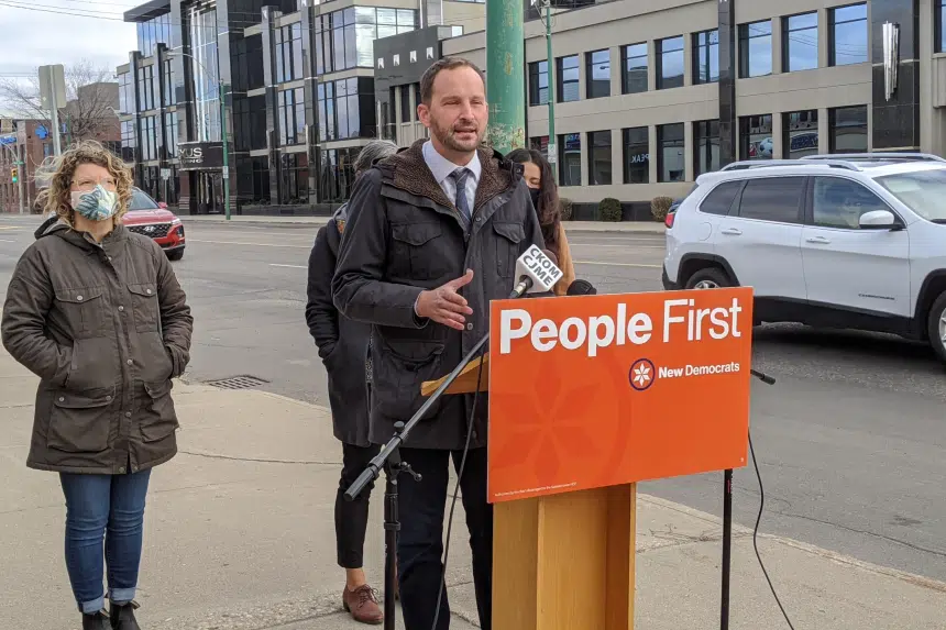Meili warns of Sask. Party healthcare cuts at Saskatoon campaign stop