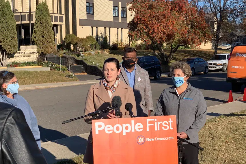 Minimum long-term care standard legislation promised by NDP on Tuesday’s campaign trail