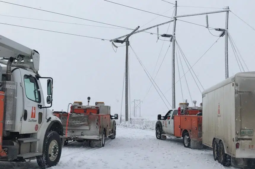 Power being restored across Saskatchewan