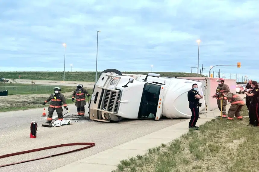 B.C. Truck Driver Charged After Rolling Semi | 650 CKOM