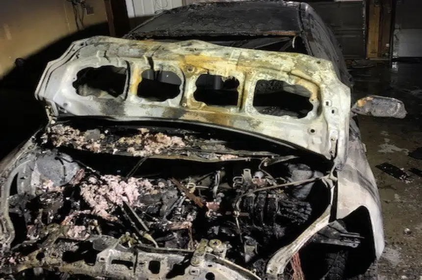 Pinched extension cord causes garage fire in Saskatoon 650 CKOM