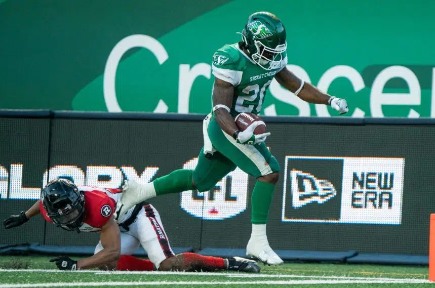 Saskatchewan Roughriders clinch playoff game with massive defensive display