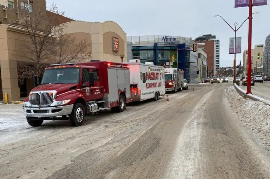 Hazmat workforce responds to downtown resort in Saskatoon