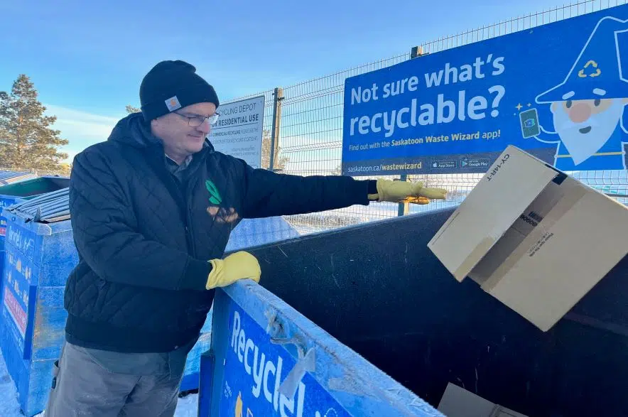 Saskatoon recycling depots overwhelmed during holidays 650 CKOM