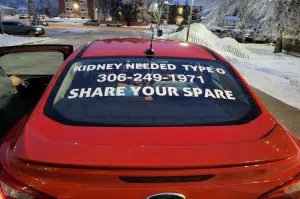 Kidney donor ad-