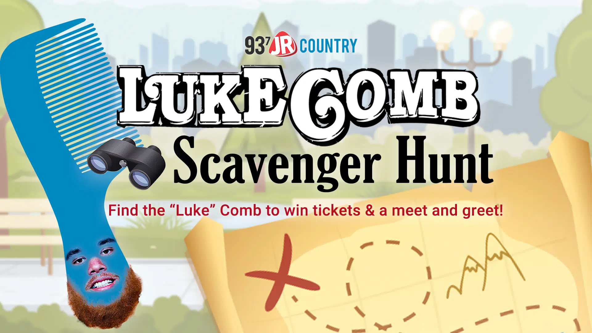 Luke Comb Scavenger Hunt | 93.7 JR Country