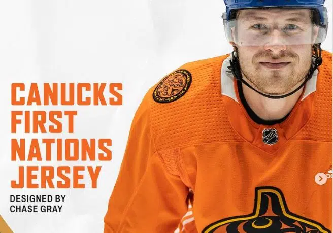Vancouver Canucks 2022 First Nations Night Orange Every Child Matters Jersey  Custom