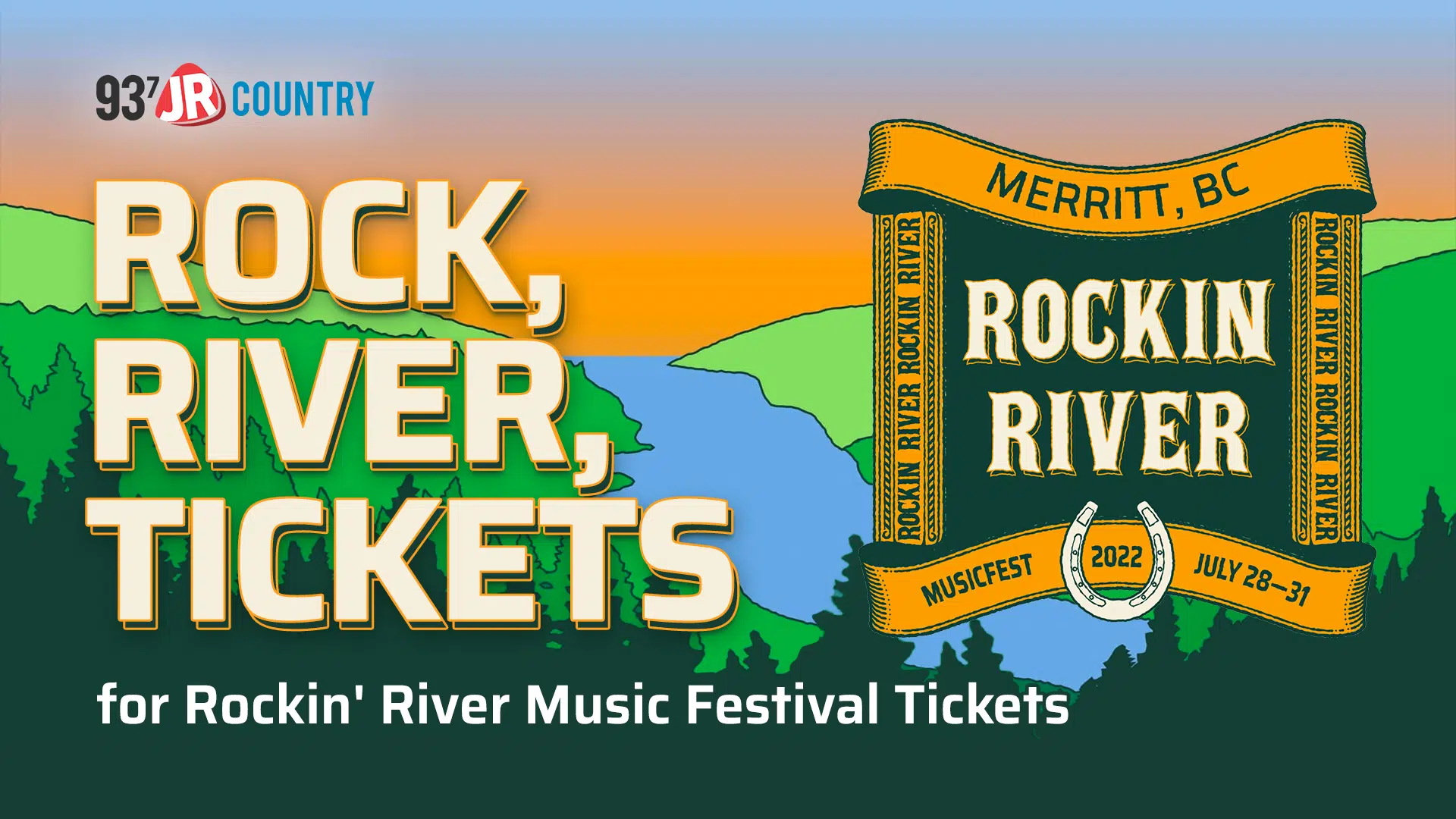 Rock, River, Tickets for Rockin’ River 93.7 JR Country