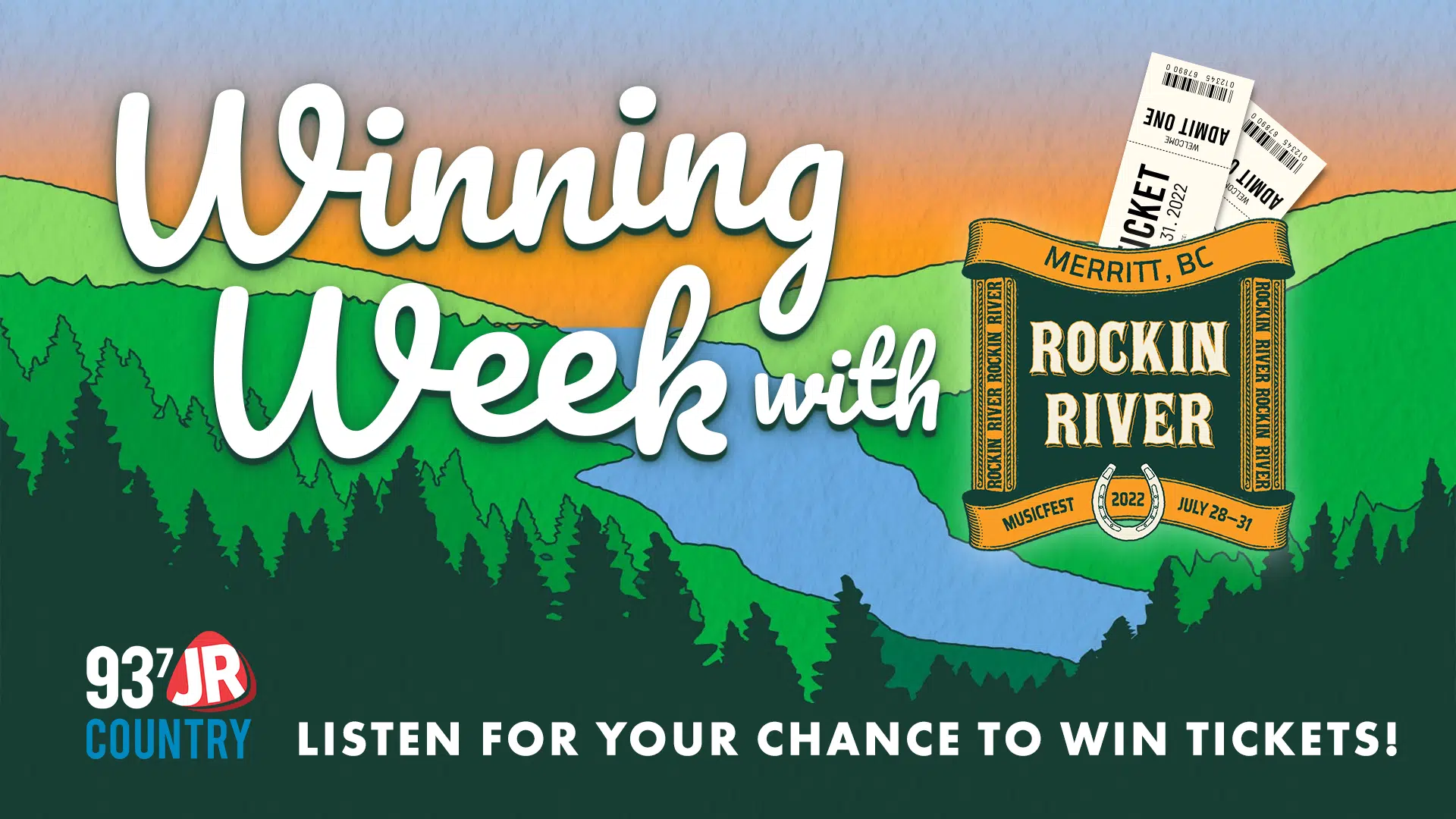 Winning Week with Rockin’ River Music Festival 93.7 JR Country