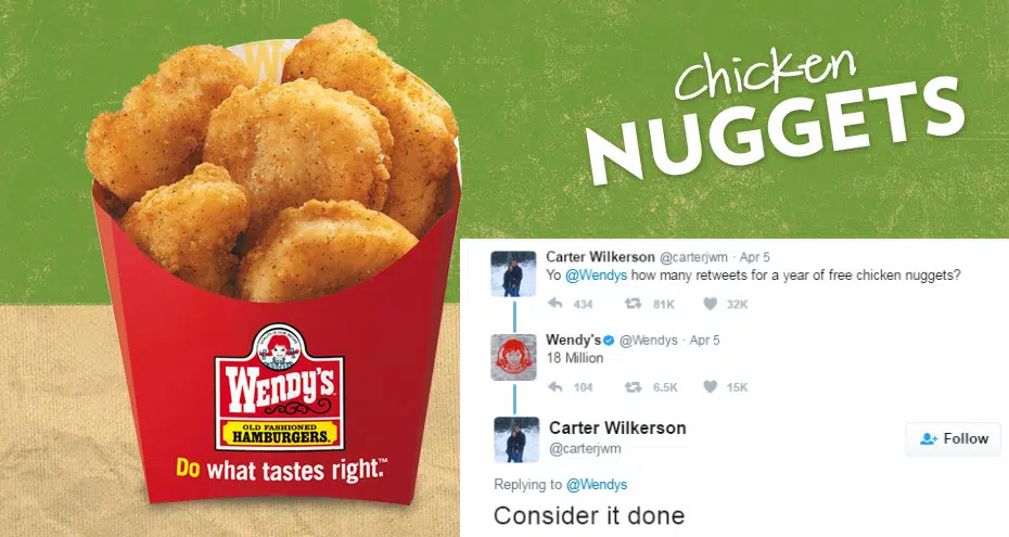 18 MILLION RT’S WORTH OF CHICKEN NUGGETS. | QX104 - Country