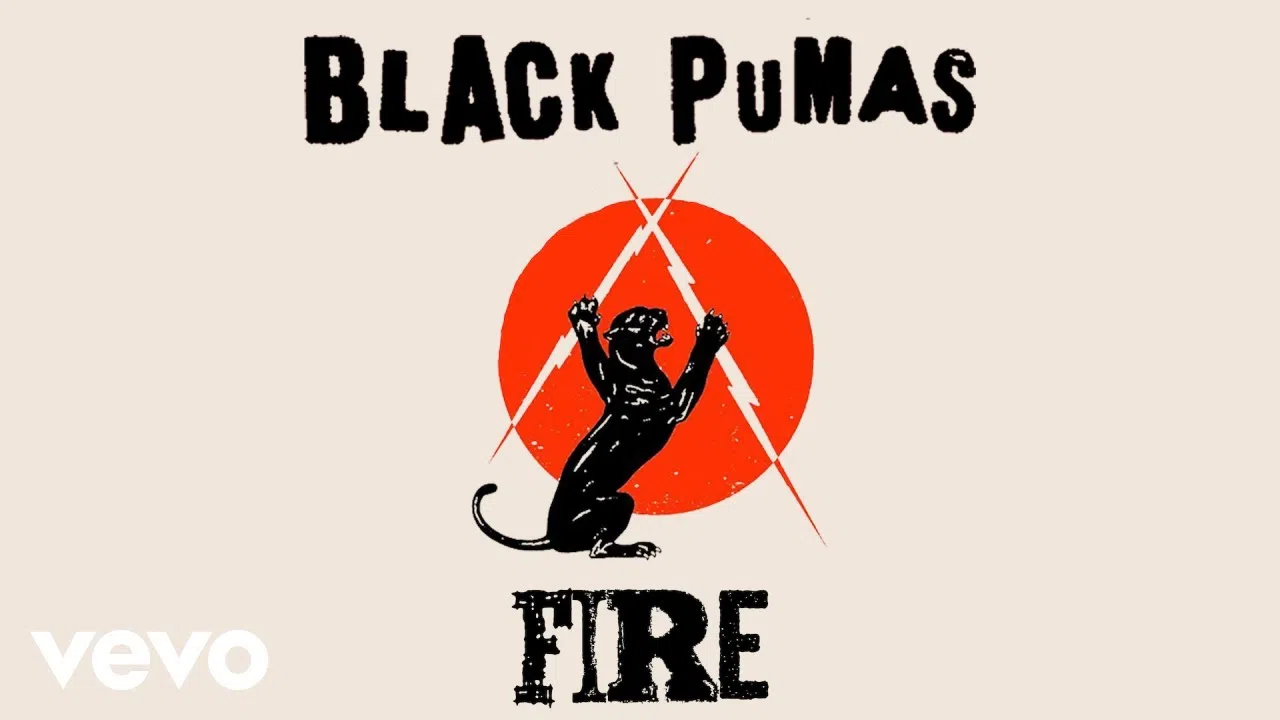 red and black pumas poster