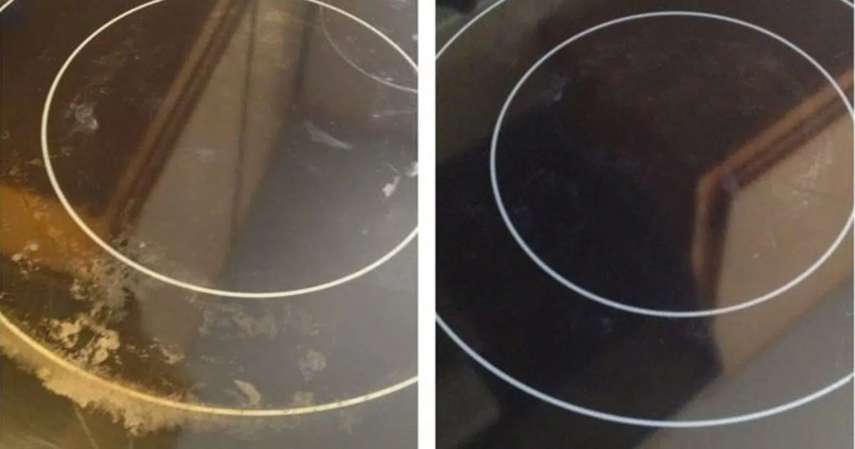 Best way to clean electric stove top