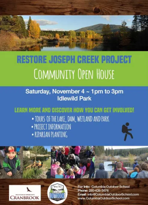 Open House planned in Cranbrook for Joseph Creek restoration project ...