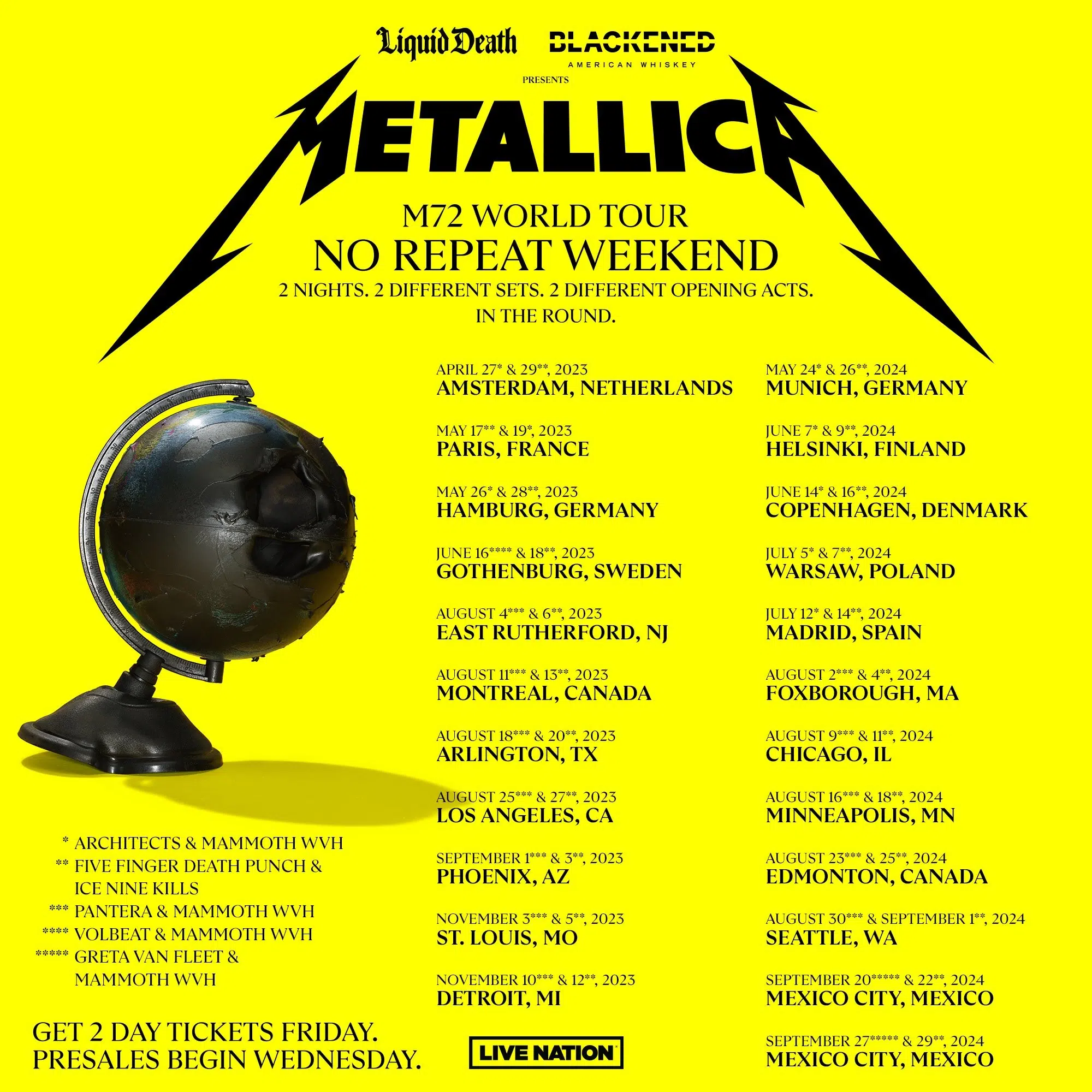 Metallica Is Back And Going On Tour  Beach Radio
