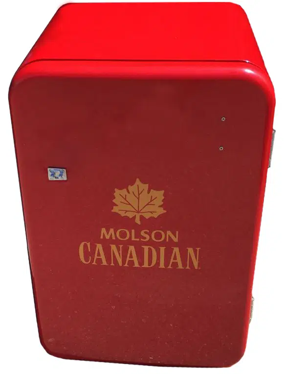 molson canadian mini fridge